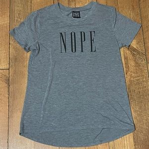“Nope” graphic tee